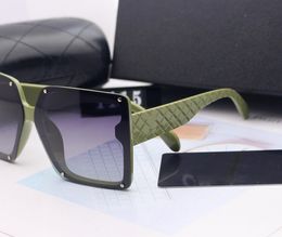 2021 New Luxury Women Brand Sunglasses UV Protection Lens Coating Mirror Lens Frameless Men NEW WOMEN'S OVERSIZE CRYSTAL SQUARE SUNGLAS