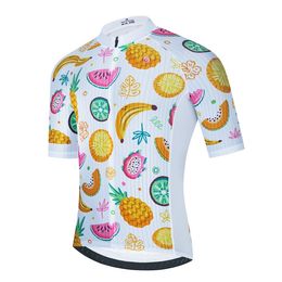 Fruits Pro Team Cycling Jersey Summer Cycling Wear Mountain Bike Clothes Bicycle Clothing MTB Bike Cycling Clothing Cycling Tops B2