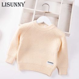 Autumn Winter 2021 Baby Boys Sweater Children knitted Clothes Kids Pullover Jumper Toddler European American Style Boy 0-5Y Y1024