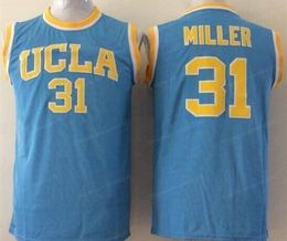 Custom Ucla # Millerbasketball Jersey Men's Ed Blue Any Size 2xs-5xl Name and Number