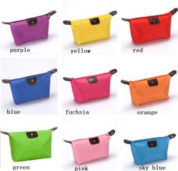 Simple makeup bag fashion Waterproof travel bag cosmetic organizer money up storage for women phone key money zipper pouch