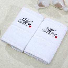2pc 110g 34*76cm Cotton Hand Face Towel Absorbent Wedding Present Valentine's Day Gift Home Bathroom el Sauna Wash Cloth T16A 210728