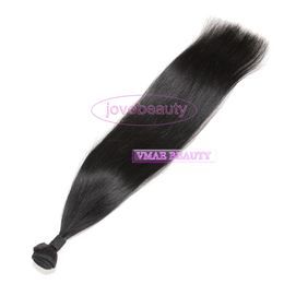 Vmae Top Quality Hair Weft Weave Straight Natural Colour Brazilian 100% virgin Unprocessed Soft Piece Extensions