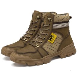 Desert Tactical luxurys Mens Boots Wear-resisting Army Shoes Waterproof Outdoor Hiking Combat designer Ankle Boot