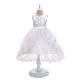 Kids Elegant Evening Party Dress 3-14 Year Girl Princess Ball Gown Dresses For Teen Junior Children Wedding Costume Clothes 210303