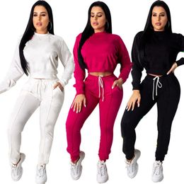 Womens Tracksuit Two Pieces Set Designer Hooded Long Sleeve Sportswear Trousers Outfits Ladies New Fashion Sportswear Street Clothes klw4099