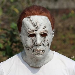 Halloween Michael Myers Mask Horror Carnival Mask Masquerade Cosplay Adult Full Face Helmet Halloween Party Scary Major Masks LLB10991