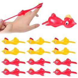 Stretching toys Catapult Chicken TPR Funny Tricky Toy Launch Turkey decompression toy