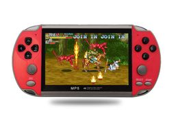 X7 Handheld Game Console Player 4.3 Inch LCD Display 8GB Double-rocker 6000 Classic Game Retro Mini Pocket MP5 Video Game