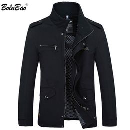 BOLUBAO Men Jacket Coat Fashion Trench Coat Autumn Brand Casual Silm Fit Overcoat Jacket Male 211103