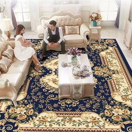 New Persian Style Carpets For Living Room Bedroom Rug Luxury Home Decor Carpets Coffee Table Floor Mats Hotel Hallway Area Rugs 210301