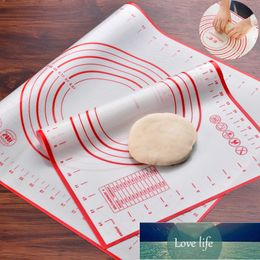 60cm X 40cm Baking Liner Collapsible Kneading Dough Non-stick Silicone Baking Mat Kitchen Cooking Tools Tray Pad Pizza Inner