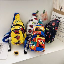 Designer Luxury Kids Crossbody Bags - Sesame Street Character Embellished Personalizable Messenger Bags for Both Boys & Girls