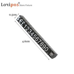 Black Price Label for Jewellery Metal Price Stands Holder Price Tag