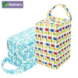 Miababy High-Capacity Baby Pods Nappy Waterproof Reusable Washable Wet Bag fast Dry Cloth Diaper 210312