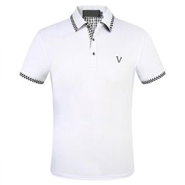 Fashion designer men's Polo Shirt Short Sleeve T-Shirt original single Lapel jacket sportswear jogging suit NO.SP