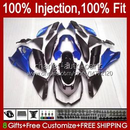 Body Injection Mold For KAWASAKI NINJA Z 1000 R Z1000 2010 2011 2012 2013 Years Bodywork 15No.82 Z-1000 Z1000R 2010-2013 Z-1000R 10 11 12 13 OEM Fairing Kit glossy blue