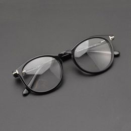 Fashion Sunglasses Frames Retro Round Acetate Reading Glasses Frame Men Women Vintage Myopia Optical Prescription Eyeglasses Ey