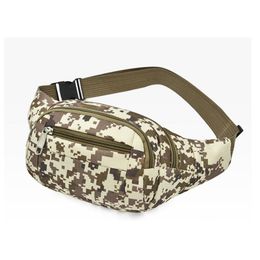 Camouflage Waist Pack Shoulder Messenger Bag Fashion Chest Bag 210708