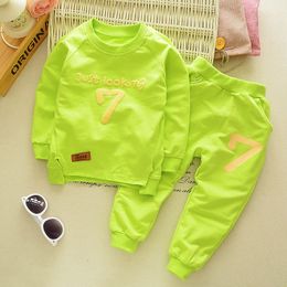 Frühling Herbst Baby Jungen Kleidung T-shirt Und Hosen 2Pcs Baumwolle Mädchen Anzüge Kinder Kleidung Sets Kleinkind Trainingsanzüge