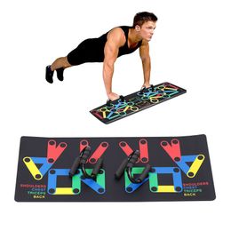 Push Up Bar Multi-Function Push-up Rack Board Fitness Stands Support Tool Body Building Home Gym Training and Exercise Equipment X0524