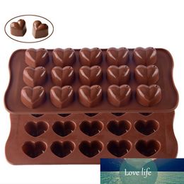 Heart Shape Mould 15 Grids Cake Decorating Heart Shape Mould IceCube Chocolate Soap Jelly Tray Kitchen Baking Tools Accessories