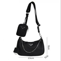 Luxury Handbag Top quality 2 pieces Women's Crossbody Bags New Fashion Chain Shoulder Bag Mobile Phone Bag Wallet