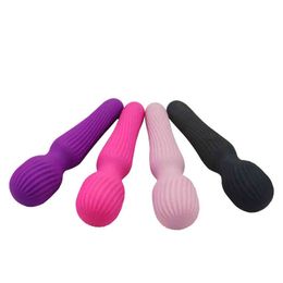 NXY Vibrators Usb Charging Wand Av Vibrator Woman Clitoris Stimulator g Spot Vibrating Dildo Sex Toy for Women 0104