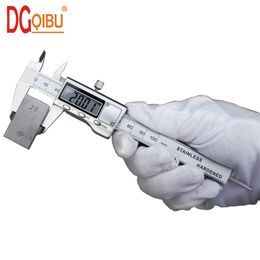 Metal 4-Inch 100mm Stainless Steel LCD Electronic Digital Gauge Vernier Caliper Micrometer Measuring Tools calipers 210810