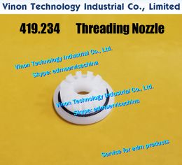 419.234 edm Threading Nozzle with O-Ring set for AC150,AC170,AC200,AC250,AC270 series machines. AGIE EDM PARTS 419.234.0
