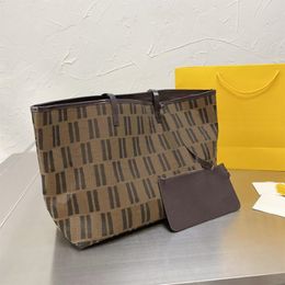 2pcs set high qulity womens bag classic printing handbags ladies composite Totes clutch shoulder bags Shopping handbag purses