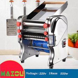 2021 factory direct sales750W Commercial Fully Automatic Stainless Steel Electric Noodle Press Table Noodle Dumpling Machine Kneading Machin