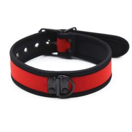 7 Colours Adjustable Neck Collar lead ring Adult Slave Role Play bondage BDSM Sex Game couple toy for male female lover P0816