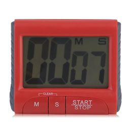 Timers 1pcs High Quality Large LCD Digital Kitchen Timer Count-Down Up Clock With Loud Alarm Wholesale Drop Sale