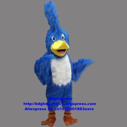 Mascot Costumes Blue Long Fur Jay Bird Cyanocitta cristata Eagle Hawk Mascot Costume Adult Cartoon Character Cute Lovable Return Banquet zx1