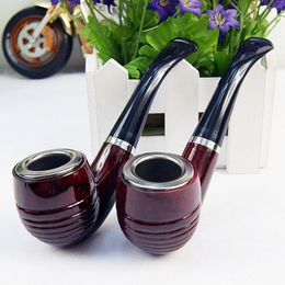 Multifunction Pipes Durable Smooth Chimney Smoking Pipe Herb Tobacco Pipes Gifts Narguile Grinder Smoke Cigarette Holder C0310