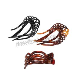 Ladies retro design hairclip high quality girl hair comb ball head suit hair device shower clip winter hair accessories