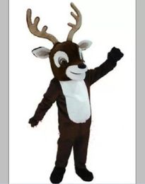 2022 High quality Christmas Deer Elk Furry Mascot Costume Party Dress Outfits Clothing Carnival Adult Unisex Fursuit