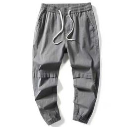 Men Trousers 2021 Summer New Style Outdoor Sport Jogging Pants Youthful Big Size Loose Drawstring Pants Pantalons Pour Hommes X0723
