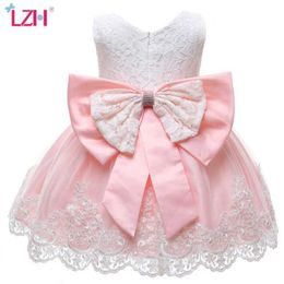 Christmas Girls Costume For Kids Dresses For Girls Lace Princess Dress Flower Girls Wedding Dress Children Evening Party Dress Q0716