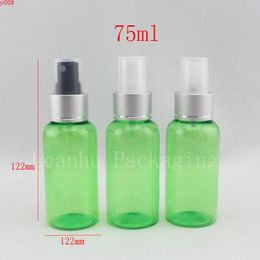 75ml green empty mist spray pump makeup Plastic bottles, 75g luxury perfume cosmetic sprayer container , packaginggoods