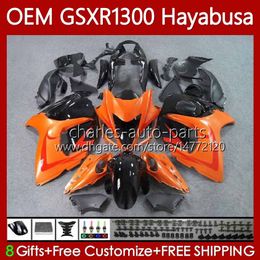 Injection Body For SUZUKI Hayabusa GSXR 1300 CC GSXR-1300 08-19 77No.29 Orange black 1300CC GSXR1300 08 09 10 11 12 13 GSX R1300 2014 2015 2016 2017 2018 2019 OEM Fairing