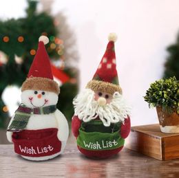 Schneemann Santa Cartoon Puppe Weihnachtsbaum Anhänger Mobile Dekoration Für Zeiger Weihnachtskinder