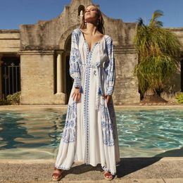 Vestidos bohemios elegantes para mujer, vestido largo blanco para el sol,  Hippie, para playa, novedad de verano 2021|Vestidos| - AliExpress