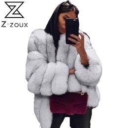 Women Faux Fur Coat Long Sleeve Imitation Hair Fake Fashion Winter Jacket Black Overcoats 4XL 210524