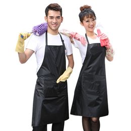 Waterproof Rubber Vinyl Apron Lab Work Butcher Dog Grooming Cleaning Fish Industrial Chemical Resistant Plastic work smock 210622