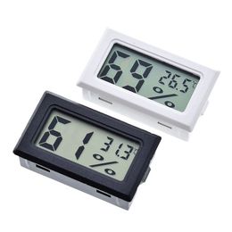 Updated Embedded Digital LCD Thermometer Hygrometer Temperature Humidity tester refrigerator Freezer Metre Monitor black white Colour DH2035