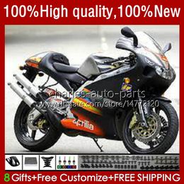 Moto Body For Aprilia RS RSV 250 RS250 RS-250 RSV250 RR R 1995 1996 1997 Bodywork 24No.87 RSV250R RS250RR 95-97 RSV250RR RSV-250 RS250R Flat Black 95 96 97 Fairing Kit