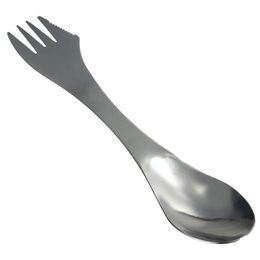 2021 Fork spoon fork 3 in 1 tableware Stainless steel cutlery utensil combo Kitchen outdoor picnic scoop/knife/fork set 150pcs