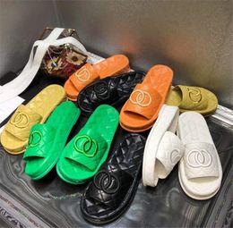 Klassische Damen-Casual-Sandalen, hochwertiges Leder, Strandhausschuhe, Damen-Designer-Schuhe, weibliche Flip-Flops, Sandale, Marken-Slipper C908114
